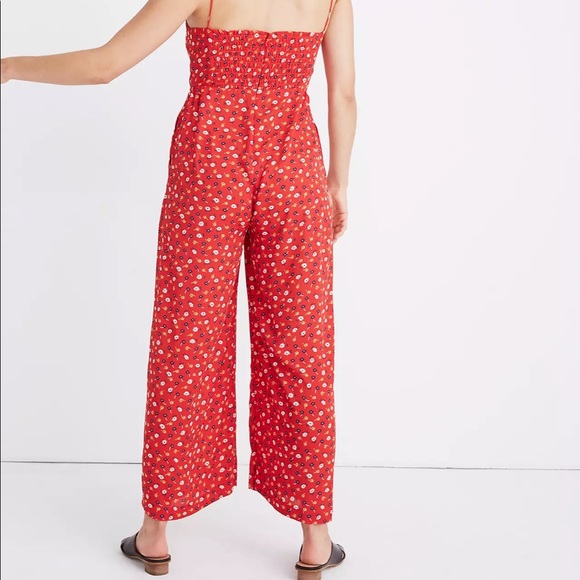 Madewell Red Jumpsuit with pockets - Picture 2 of 9
